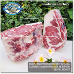 Beef Ribeye lip-on Scotch-Fillet Cube-Roll US USDA CHOICE frozen brand Swift / BlueRibbon / CreekStone ROAST CUTS thickness 4-5", 1.5-2.0 kg/pc (price/kg) PRE ORDER 3 - 7 WORK DAYS
